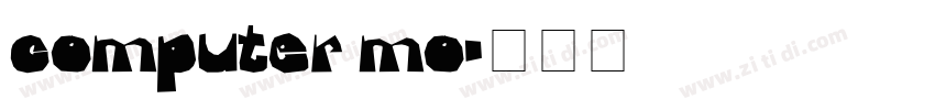 computer mo字体转换